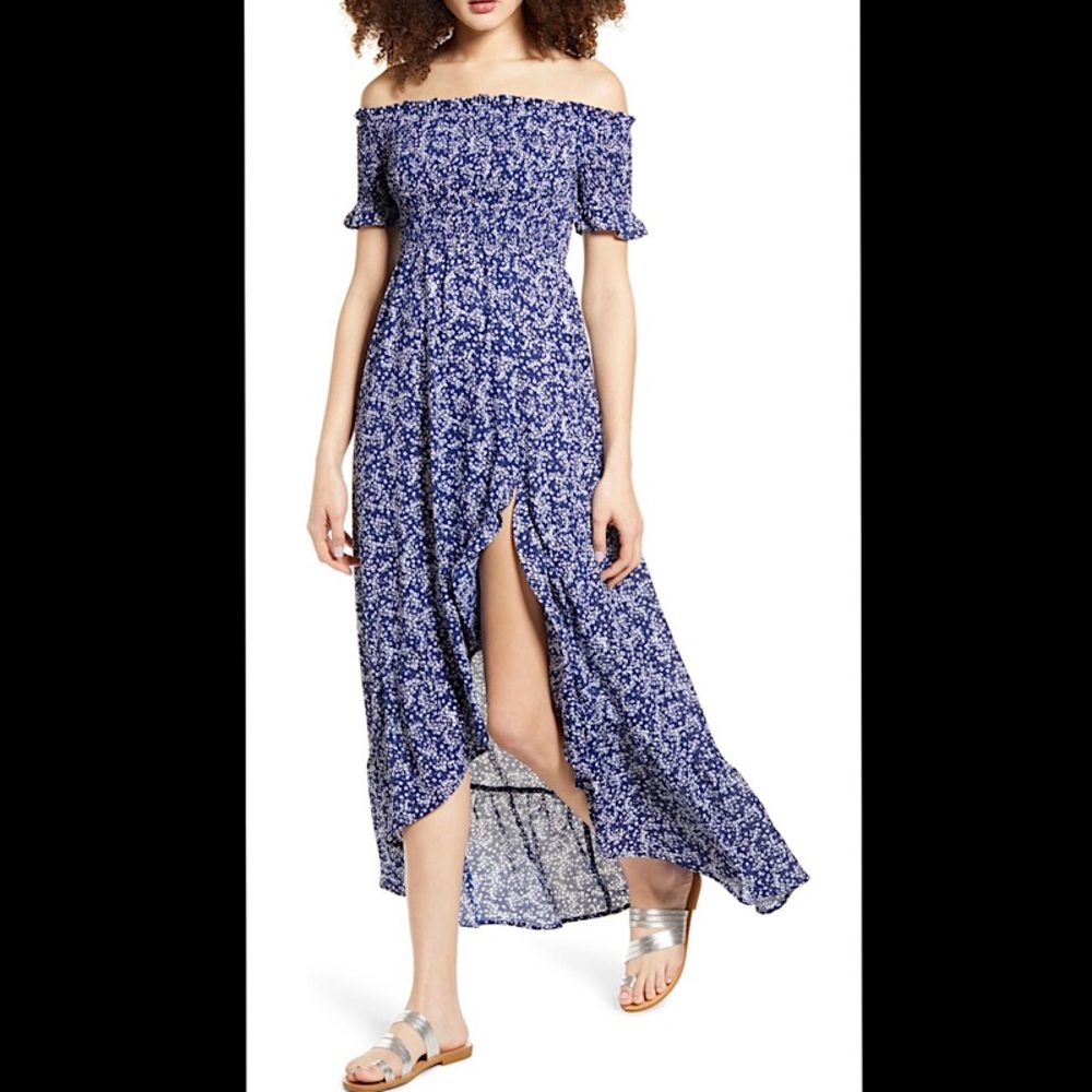 Lulu’s off the shoulder dress